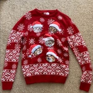 Christmas Cat Ugly Sweater